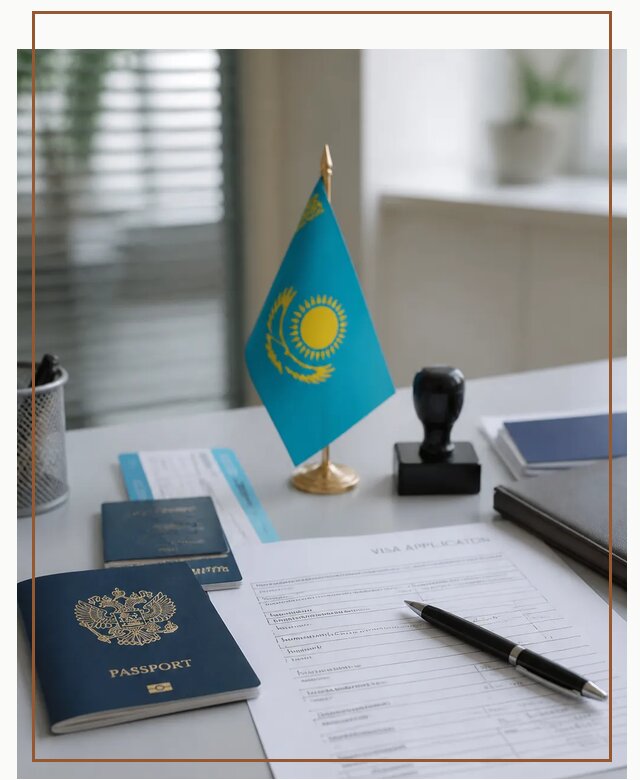 Оформление визы в Казахстан для поездки и работы в Фрязине