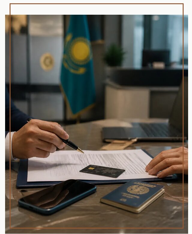 Открытие счета и банковской карты в Казахстане в Фрязине